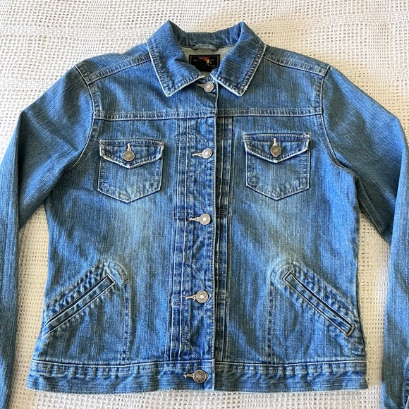 🌻Route 66 Vintage Denim Jacket🌻 - Picture 4 of 12